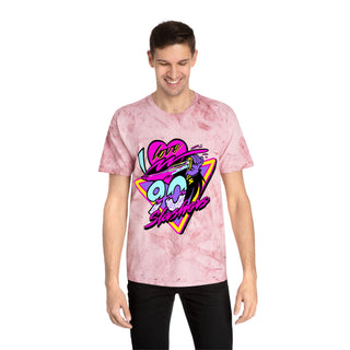 I Love 90s Slashers Pink Retro Logo Tee