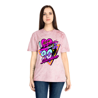 I Love 90s Slashers Pink Retro Logo Tee