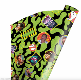 Ghostbusters - Retro Cheese Wrapping Paper