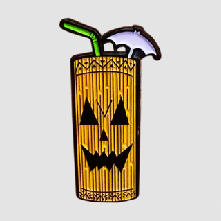 Summerween Tiki Mug Enamel Pin