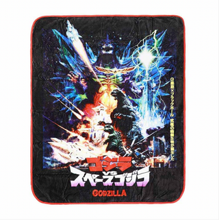 Godzilla Poster Fleece Throw Blanket