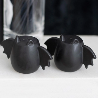 Gothic Bat Wing Salt and Pepper Shakers